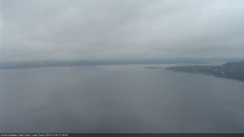 Lake Travis webcam, November 5, 2016 11:45 AM CT