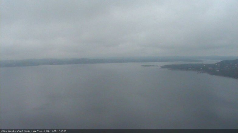 Lake Travis webcam, November 5, 2016 11:50 AM CT