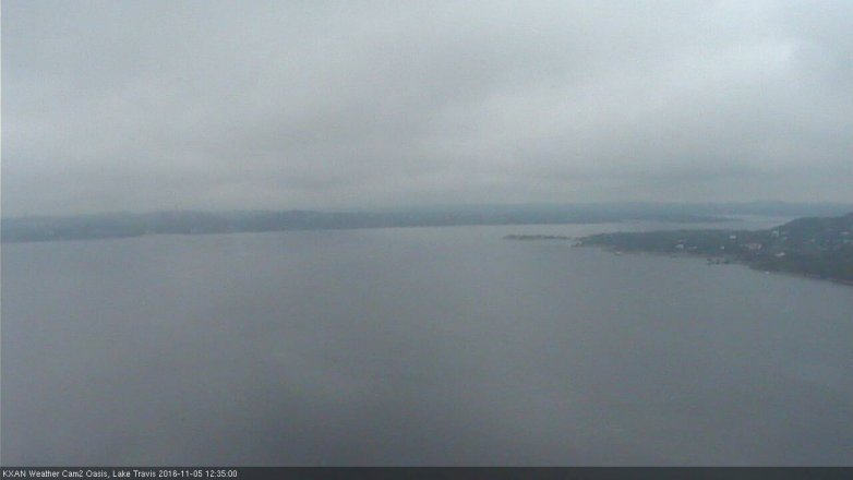 Lake Travis webcam, November 5, 2016 12:00 PM CT