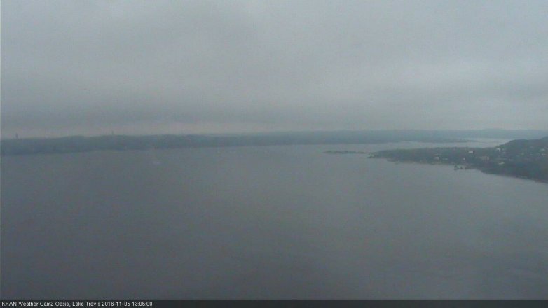 Lake Travis webcam, November 5, 2016 12:25 PM CT