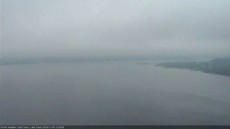 Lake Travis webcam, November 5, 2016 12:35 PM CT