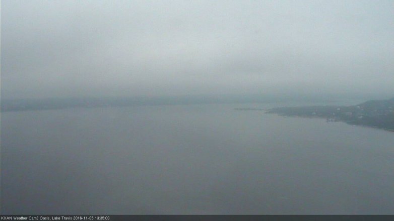Lake Travis webcam, November 5, 2016 1:00 PM CT