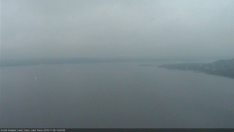 Lake Travis webcam, November 5, 2016 1:25 PM CT