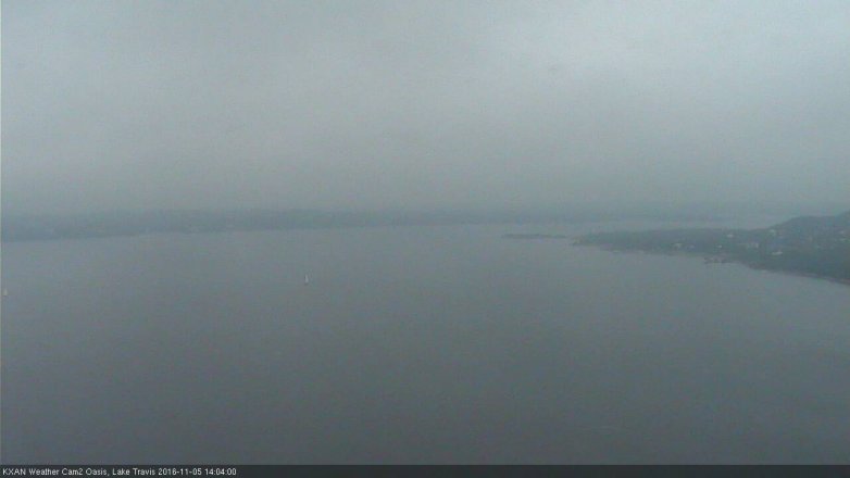 Lake Travis webcam, November 5, 2016 1:35 PM CT