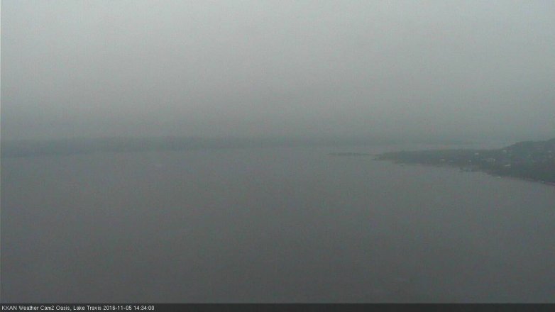 Lake Travis webcam, November 5, 2016 1:45 PM CT