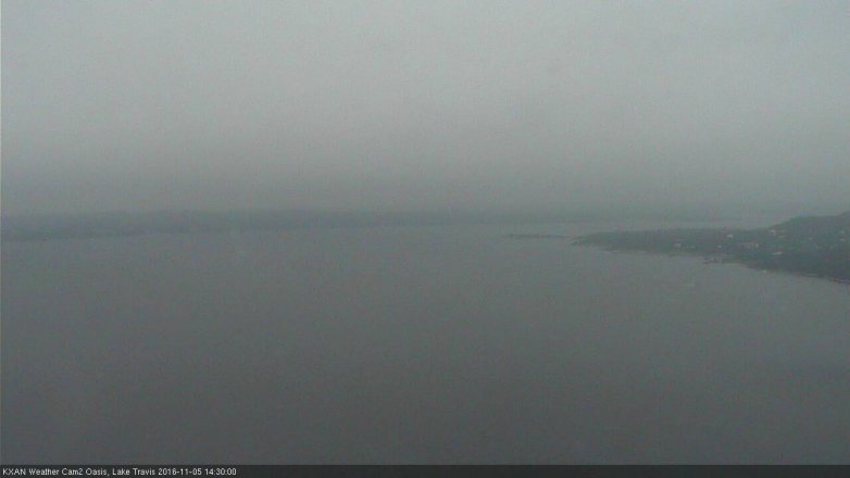 Lake Travis webcam, November 5, 2016 2:00 PM CT