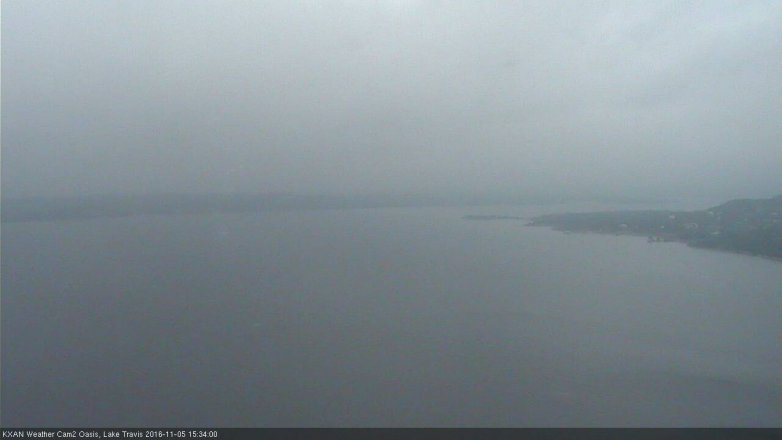 Lake Travis webcam, November 5, 2016 2:40 PM CT