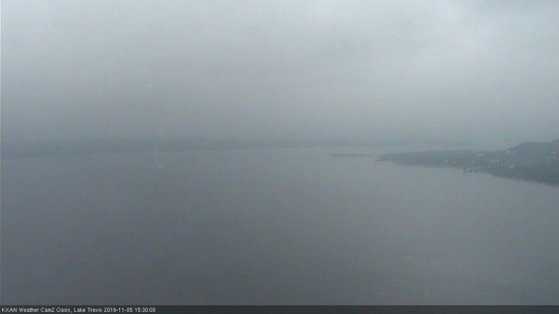 Lake Travis webcam, November 5, 2016 2:55 PM CT