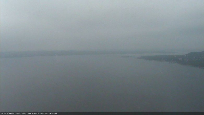 Lake Travis webcam, November 5, 2016 3:20 PM CT