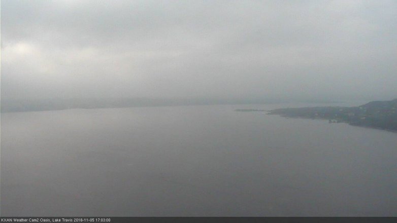 Lake Travis webcam, November 5, 2016 4:10 PM CT