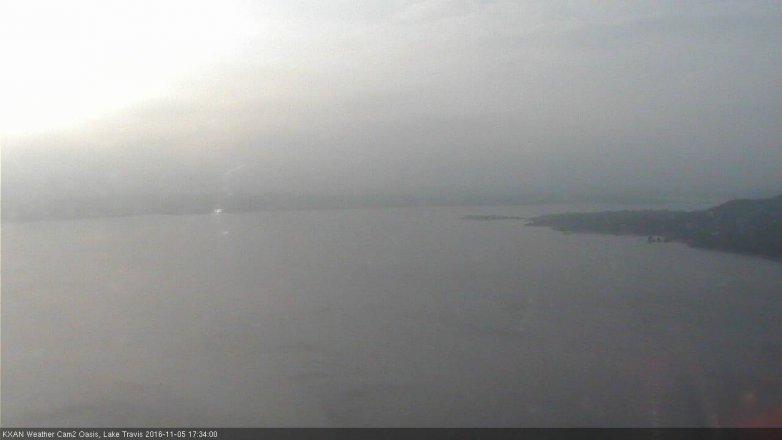 Lake Travis webcam, November 5, 2016 4:45 PM CT