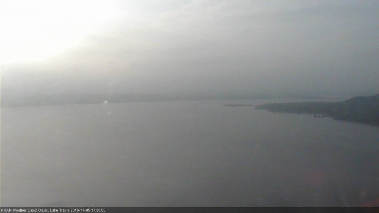 Lake Travis webcam, November 5, 2016 5:00 PM CT