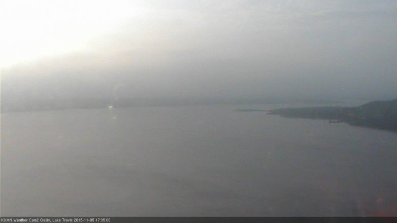 Lake Travis webcam, November 5, 2016 5:05 PM CT