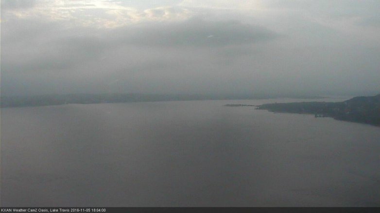 Lake Travis webcam, November 5, 2016 5:20 PM CT