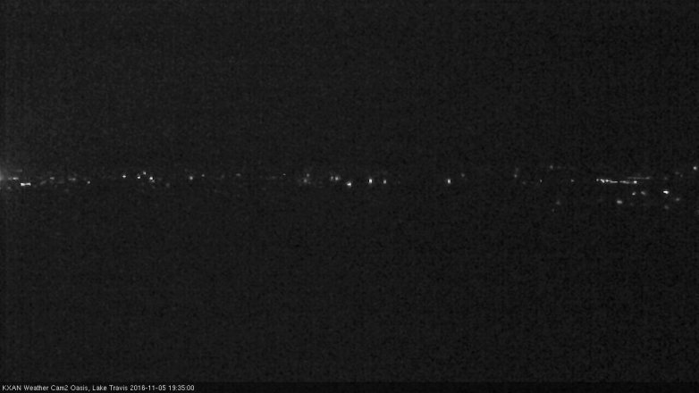 Lake Travis webcam, November 5, 2016 6:50 PM CT