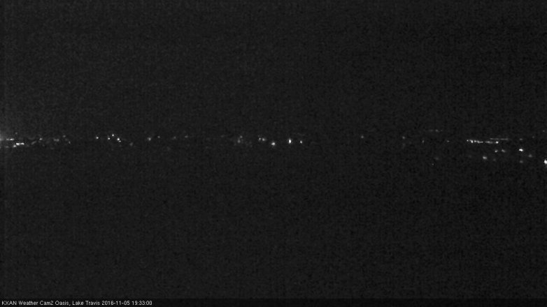 Lake Travis webcam, November 5, 2016 6:55 PM CT