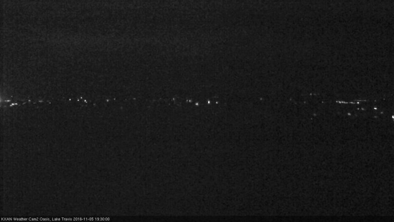 Lake Travis webcam, November 5, 2016 7:00 PM CT