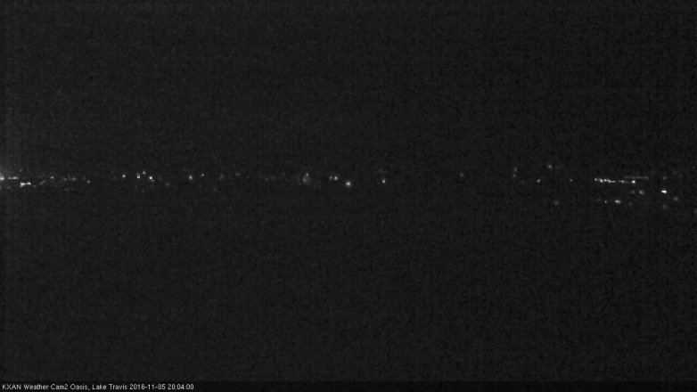 Lake Travis webcam, November 5, 2016 7:20 PM CT