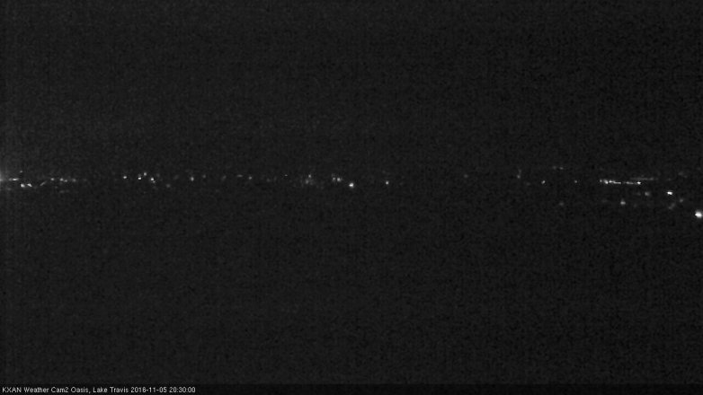Lake Travis webcam, November 5, 2016 7:50 PM CT