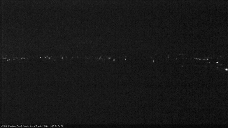 Lake Travis webcam, November 5, 2016 8:15 PM CT