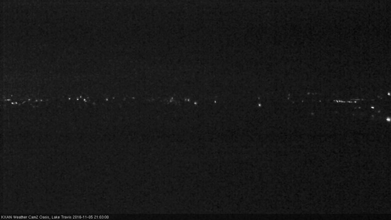 Lake Travis webcam, November 5, 2016 8:20 PM CT