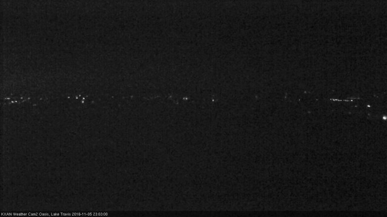 Lake Travis webcam, November 5, 2016 10:20 PM CT