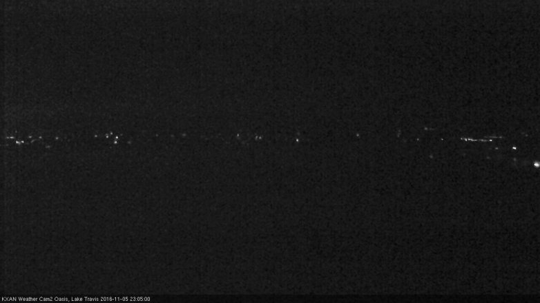 Lake Travis webcam, November 5, 2016 10:30 PM CT