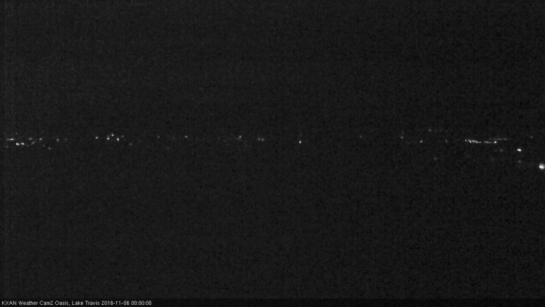 Lake Travis webcam, November 5, 2016 11:25 PM CT