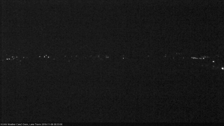 Lake Travis webcam, November 5, 2016 11:55 PM CT