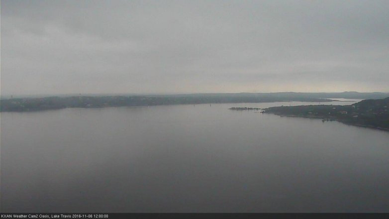 Lake Travis webcam, November 6, 2016 11:15 AM CT