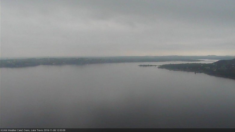 Lake Travis webcam, November 6, 2016 11:20 AM CT