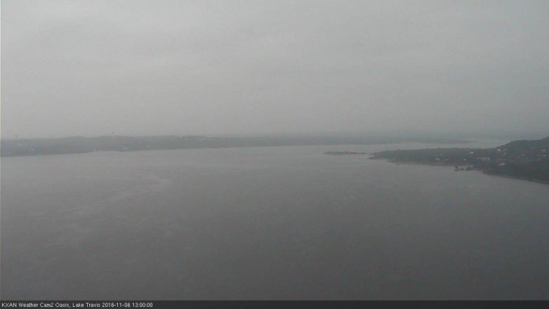 Lake Travis webcam, November 6, 2016 12:25 PM CT
