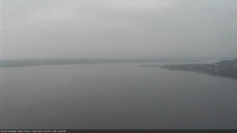 Lake Travis webcam, November 6, 2016 12:30 PM CT