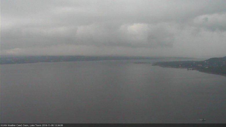 Lake Travis webcam, November 6, 2016 1:00 PM CT