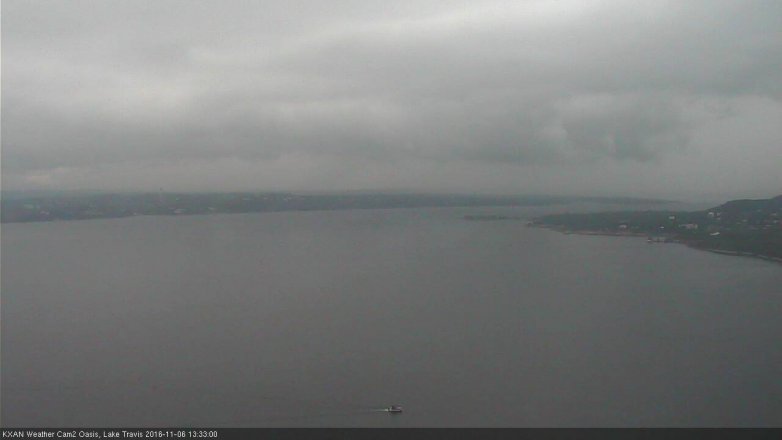 Lake Travis webcam, November 6, 2016 1:05 PM CT