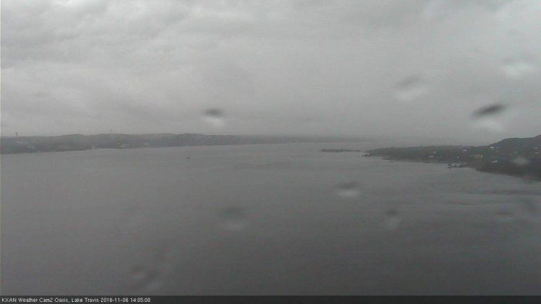 Lake Travis webcam, November 6, 2016 1:35 PM CT