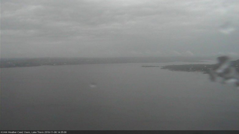 Lake Travis webcam, November 6, 2016 1:55 PM CT