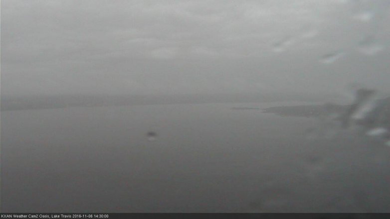 Lake Travis webcam, November 6, 2016 2:00 PM CT