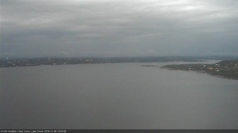 Lake Travis webcam, November 6, 2016 2:35 PM CT