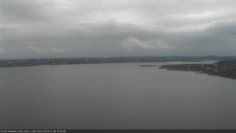 Lake Travis webcam, November 6, 2016 2:40 PM CT