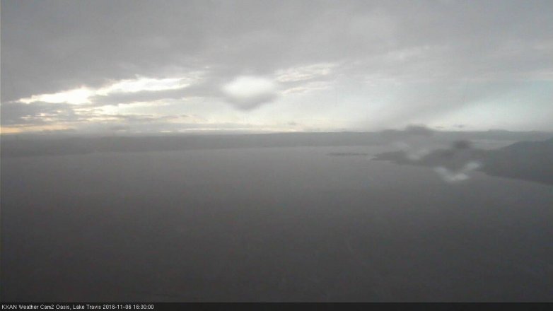 Lake Travis webcam, November 6, 2016 4:00 PM CT