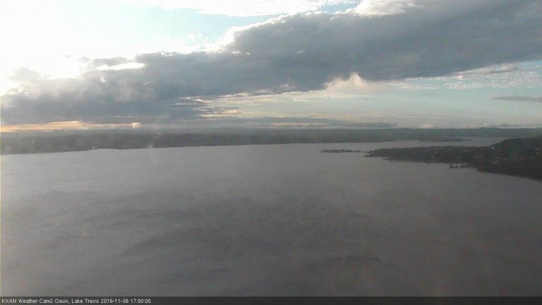 Lake Travis webcam, November 6, 2016 4:20 PM CT