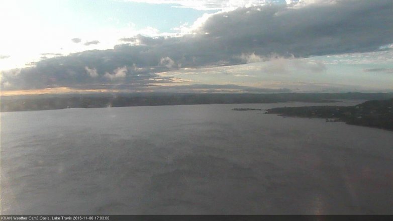 Lake Travis webcam, November 6, 2016 4:35 PM CT