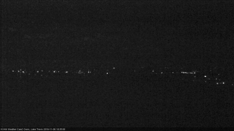 Lake Travis webcam, November 6, 2016 5:45 PM CT