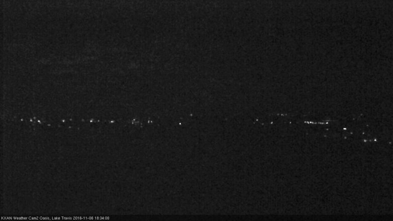 Lake Travis webcam, November 6, 2016 5:55 PM CT