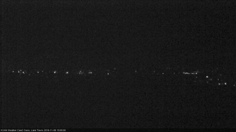Lake Travis webcam, November 6, 2016 6:05 PM CT