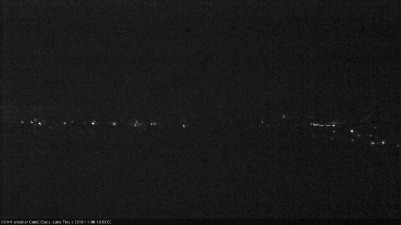 Lake Travis webcam, November 6, 2016 6:15 PM CT