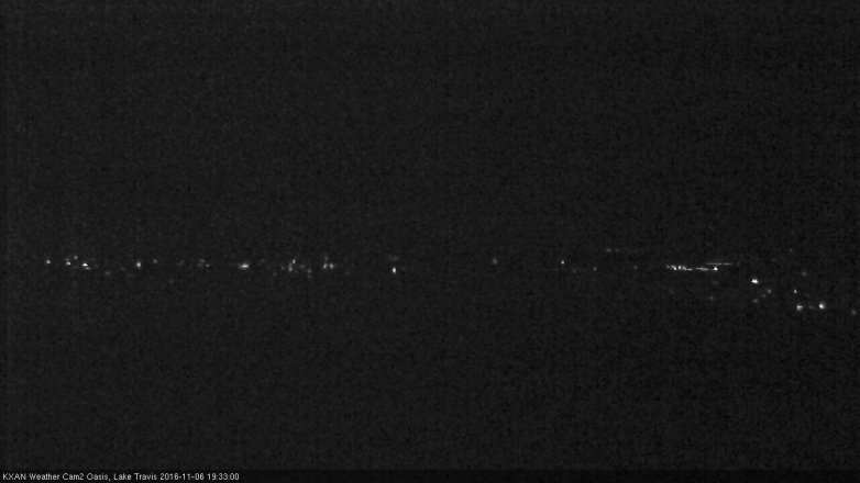 Lake Travis webcam, November 6, 2016 7:05 PM CT