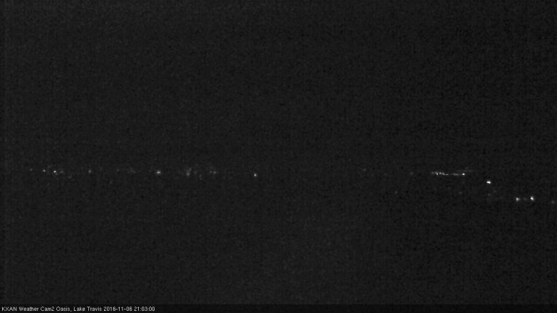 Lake Travis webcam, November 6, 2016 8:15 PM CT