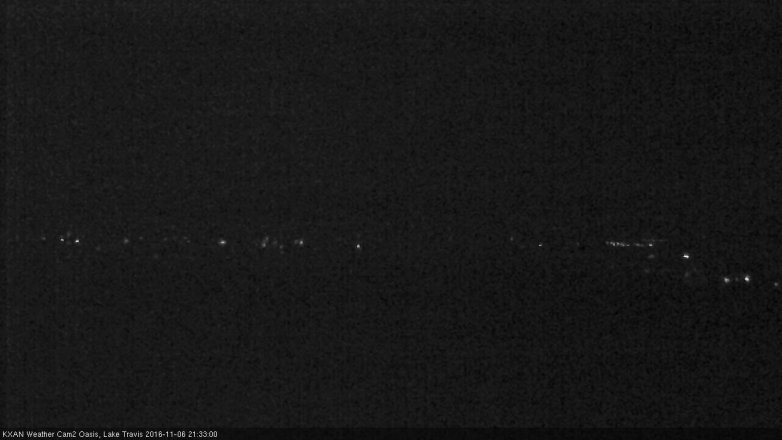 Lake Travis webcam, November 6, 2016 8:45 PM CT